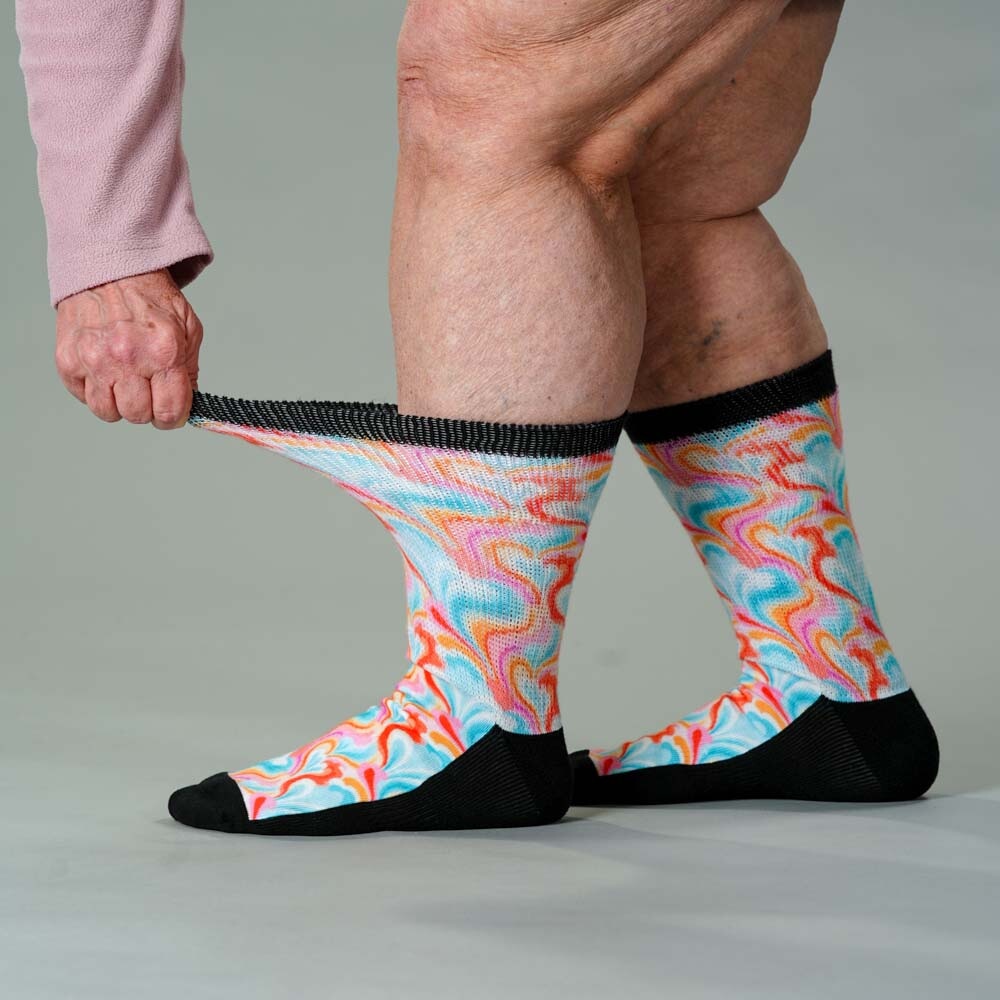 Spring Swirls  EasyStretch™ Socks